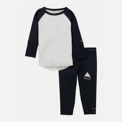 BURTON Toddler's Midweight Fleece Set - Stout White/True Black