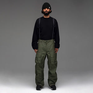 BURTON UNDEFEATED Gore-Tex 2L Bib Pant - Olive Camo