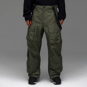 BURTON UNDEFEATED Gore-Tex 2L Bib Pant - Olive Camo