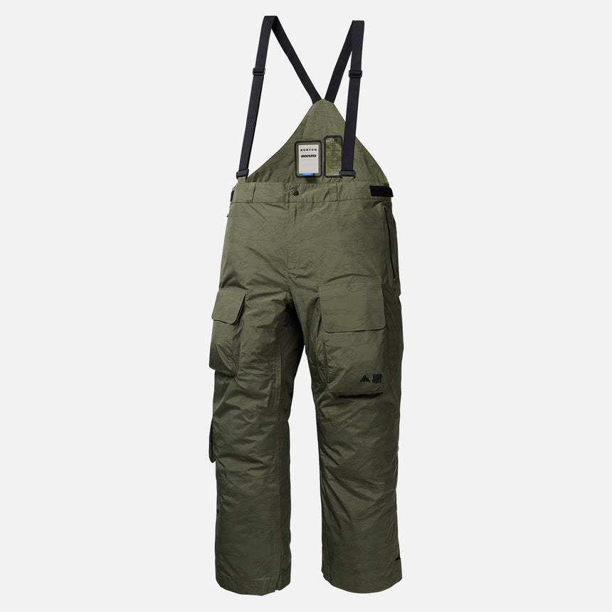 BURTON UNDEFEATED Gore-Tex 2L Bib Pant - Olive Camo