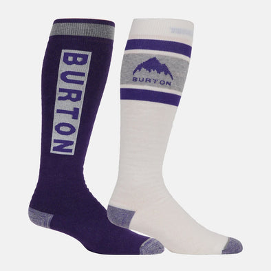 BURTON Weekend Midweight Sock 2-Pack - Imperial Purple