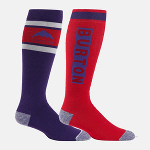 BURTON Weekend Midweight Sock 2-Pack - Prism Violet