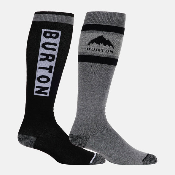 BURTON Weekend Midweight Sock 2-Pack - True Black