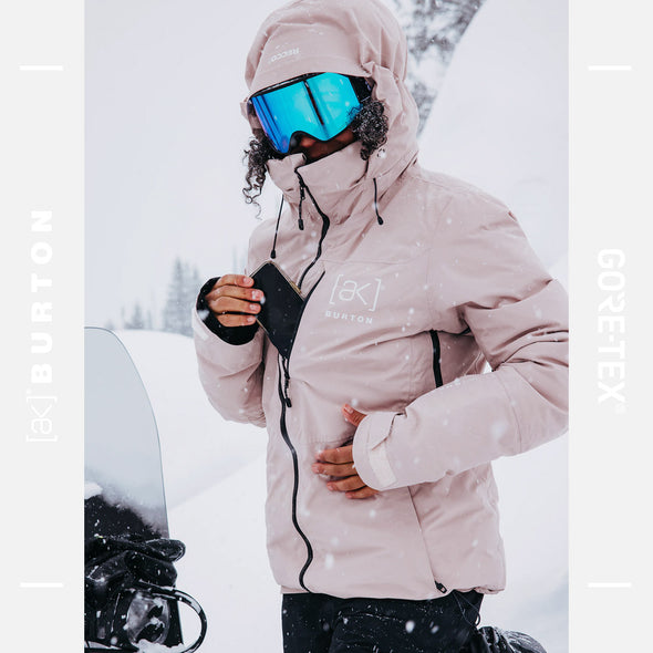 BURTON Women's [ak] Gore-Tex 2L Flare Down Jacket 2025 - Shadow Pink