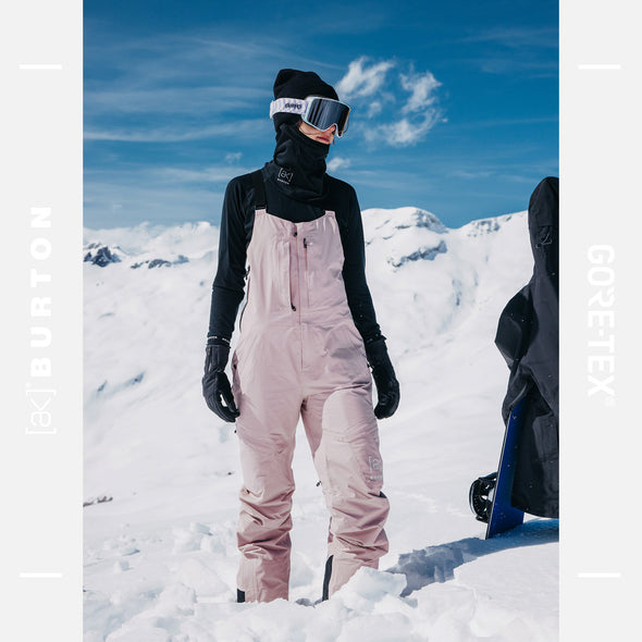 BURTON Women's [ak] Gore-Tex 2L Kimmy Bib Pant 2025 - Shadow Pink