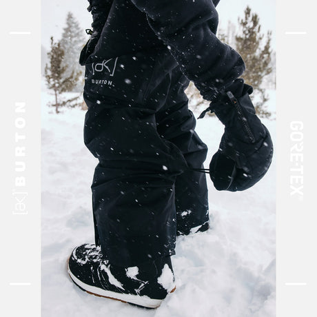 BURTON Women's [ak] Gore-Tex 2L Kimmy Bib Pant Short 2026 - True Black