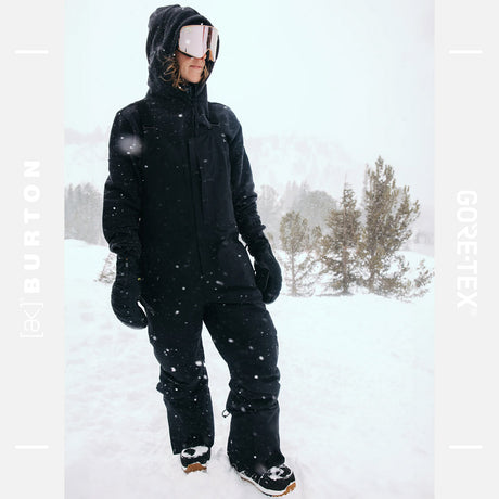 BURTON Women's [ak] Gore-Tex 2L Kimmy Bib Pant Short 2026 - True Black