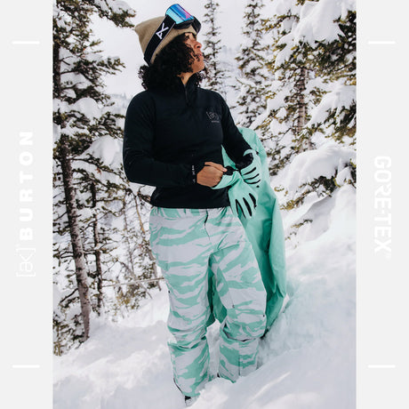 BURTON Women's [ak] Gore-Tex 2L Summit Pant 2025 - Oversized Zebra