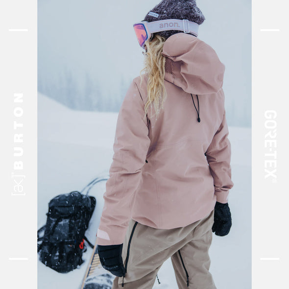 BURTON Women's [ak] Gore-Tex 2L Upshift Jacket 2025 - Shadow Pink