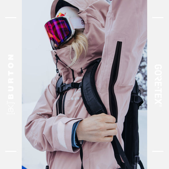 BURTON Women's [ak] Gore-Tex 2L Upshift Jacket 2025 - Shadow Pink