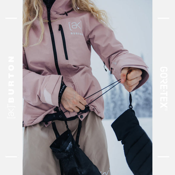 BURTON Women's [ak] Gore-Tex 2L Upshift Jacket 2025 - Shadow Pink