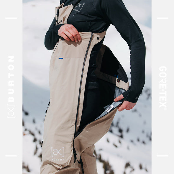 BURTON Women's [ak] Gore-Tex 3L Acamar Bib Pant 2025 - Summit Taupe