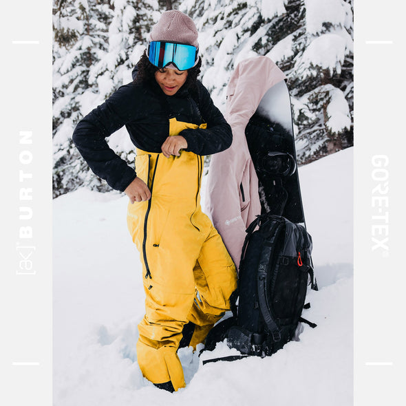 BURTON Women's [ak] Gore-Tex 3L Kimmy Bib Pant 2025 - Goldenrod