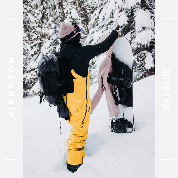 BURTON Women's [ak] Gore-Tex 3L Kimmy Bib Pant 2025 - Goldenrod