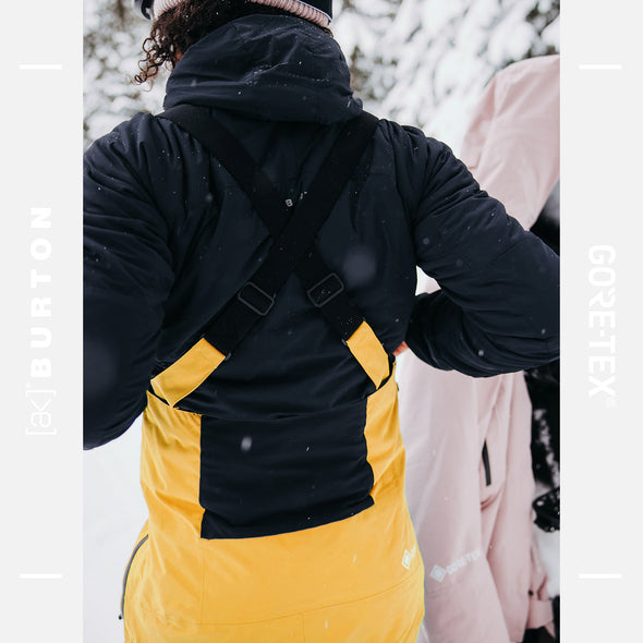 BURTON Women's [ak] Gore-Tex 3L Kimmy Bib Pant 2025 - Goldenrod