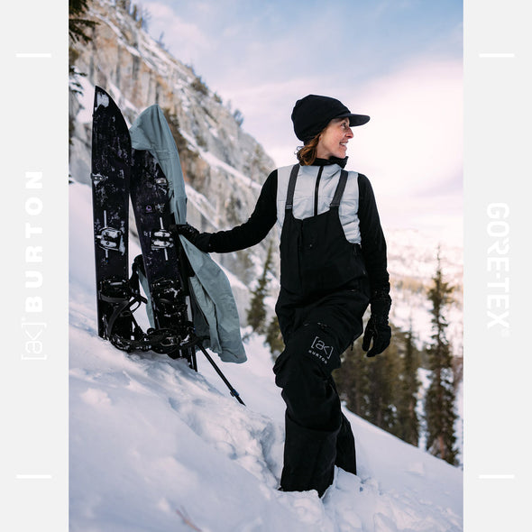 BURTON Women's [ak] Gore-Tex 3L Kimmy Bib Pant 2025 - True Black