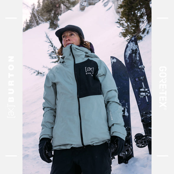 BURTON Women's [ak] Gore-Tex 3L Kimmy Jacket 2025 - Petrol Green/True Black