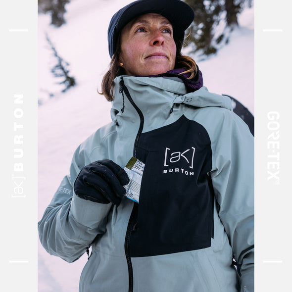 BURTON Women's [ak] Gore-Tex 3L Kimmy Jacket 2025 - Petrol Green/True Black