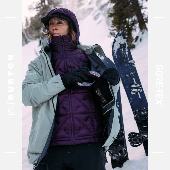 BURTON Women's [ak] Gore-Tex 3L Kimmy Jacket 2025 - Petrol Green/True Black