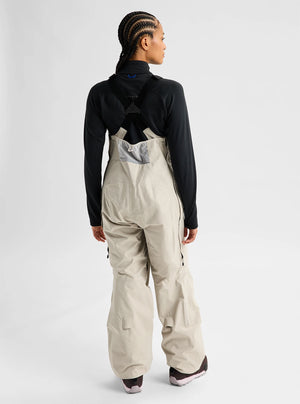BURTON Women's [ak] Cyclic Gore-Tex 2L Bib Pant 2027 - Chinchilla Gray