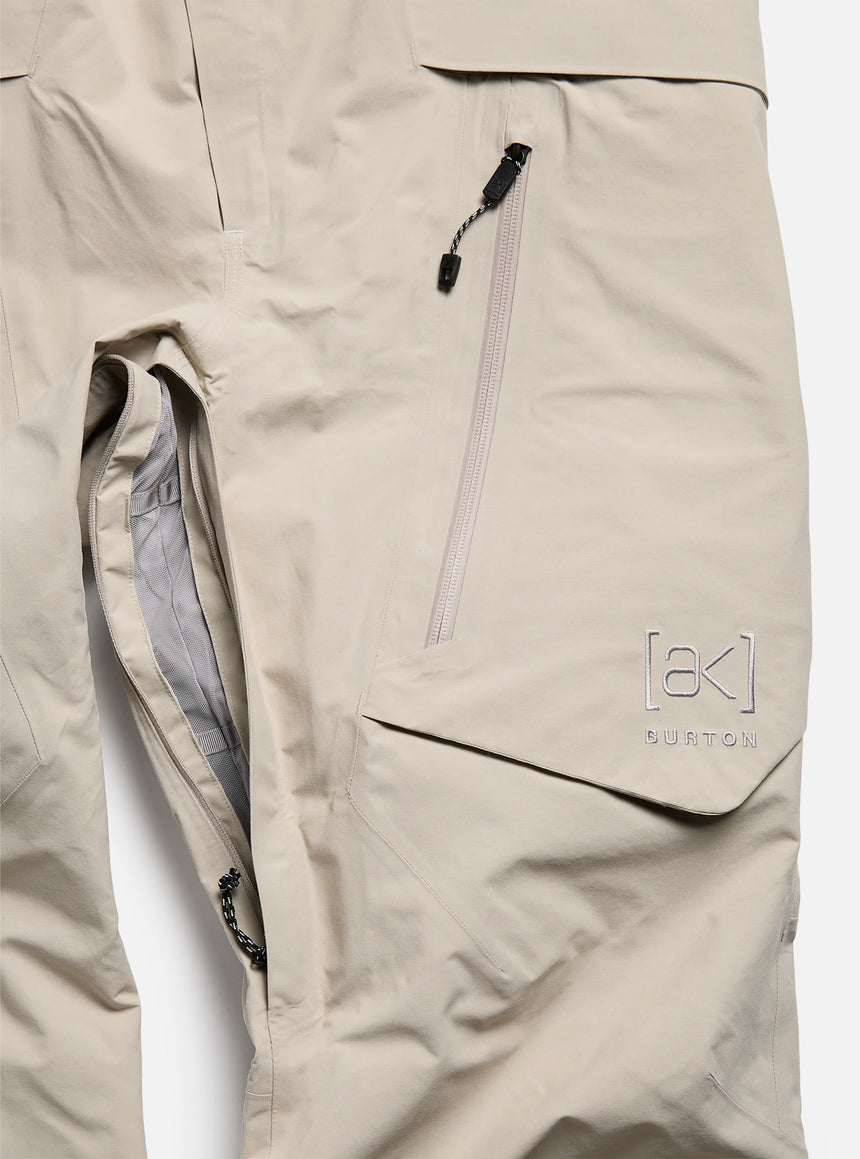 BURTON Women's [ak] Cyclic Gore-Tex 2L Bib Pant 2027 - Chinchilla Gray