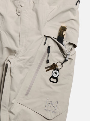 BURTON Women's [ak] Cyclic Gore-Tex 2L Bib Pant 2027 - Chinchilla Gray
