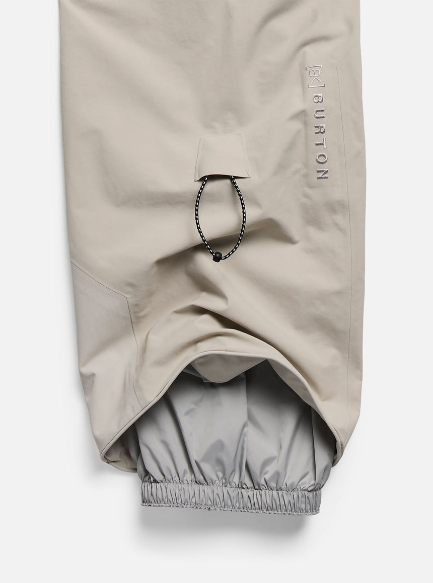 BURTON Women's [ak] Cyclic Gore-Tex 2L Bib Pant 2027 - Chinchilla Gray