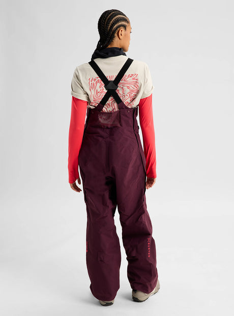 BURTON Women's [ak] Cyclic Gore-Tex 2L Bib Pant 2027 - Rum Raisin