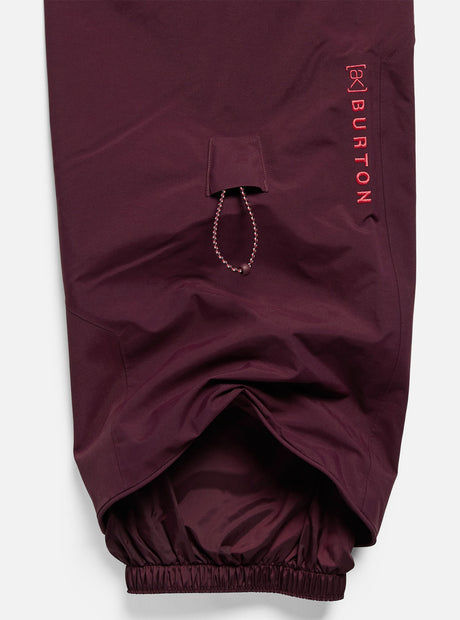 BURTON Women's [ak] Cyclic Gore-Tex 2L Bib Pant 2027 - Rum Raisin