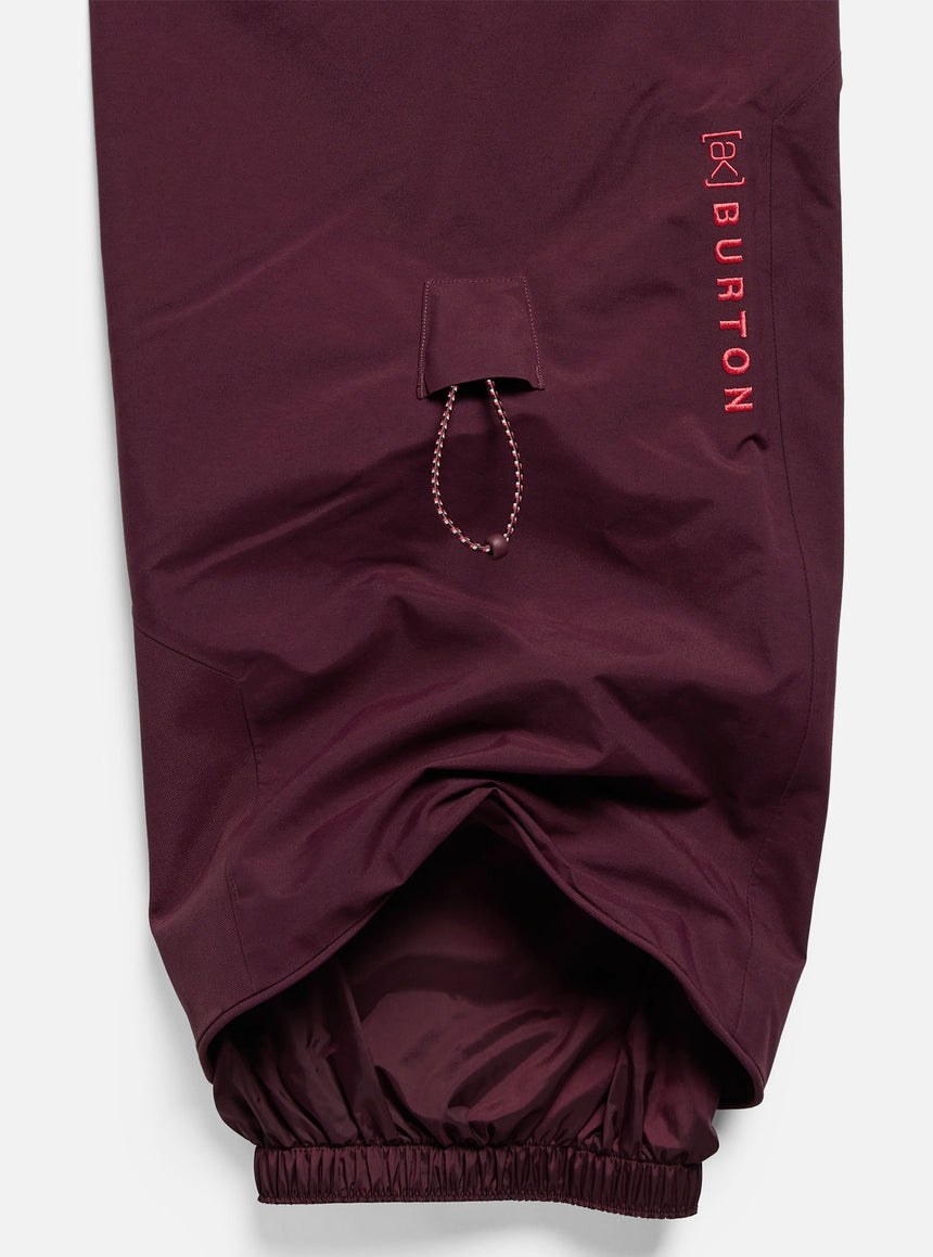 BURTON Women's [ak] Cyclic Gore-Tex 2L Bib Pant 2027 - Rum Raisin