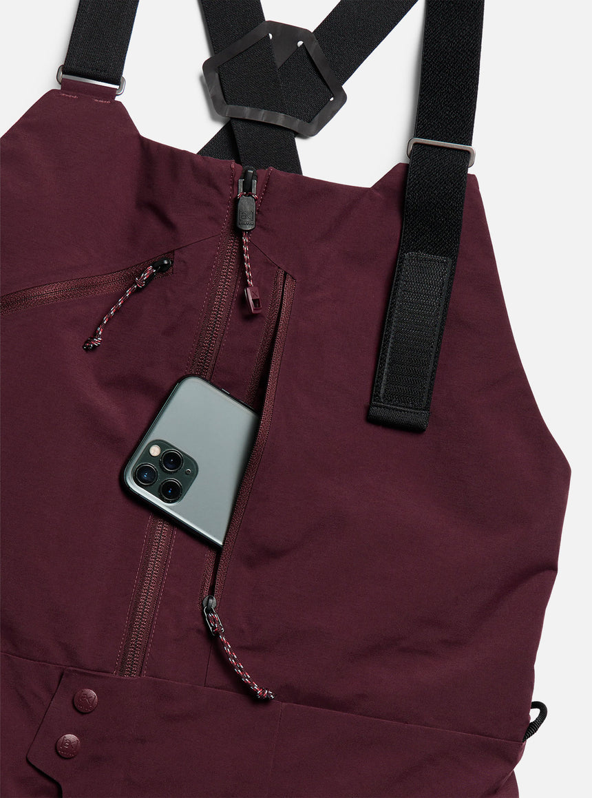 BURTON Women's [ak] Cyclic Gore-Tex 2L Bib Pant 2027 - Rum Raisin