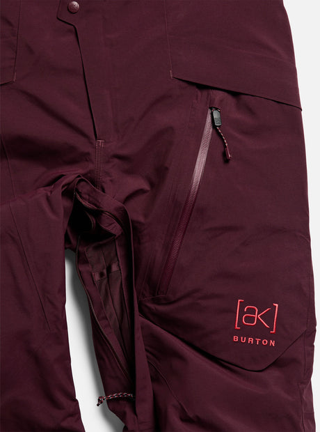BURTON Women's [ak] Cyclic Gore-Tex 2L Bib Pant 2027 - Rum Raisin