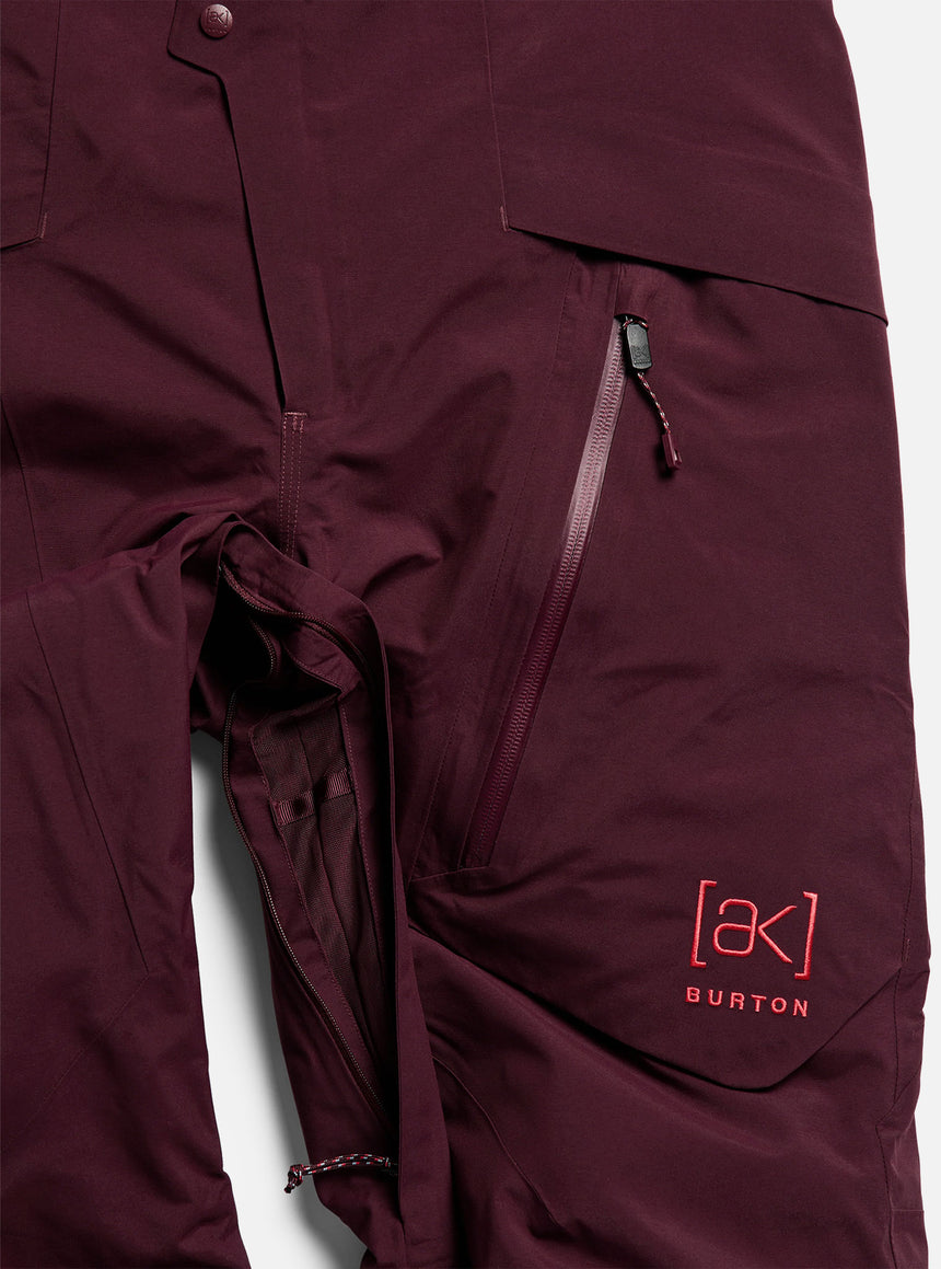 BURTON Women's [ak] Cyclic Gore-Tex 2L Bib Pant 2027 - Rum Raisin