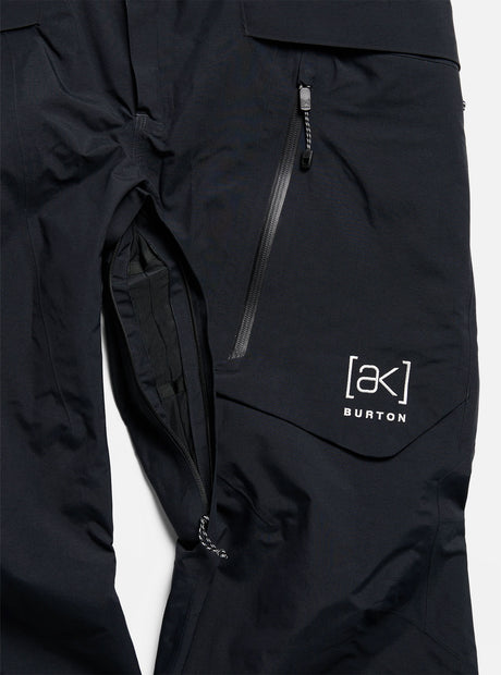 BURTON Women's [ak] Cyclic Gore-Tex 2L Bib Pant Short 2027 - True Black