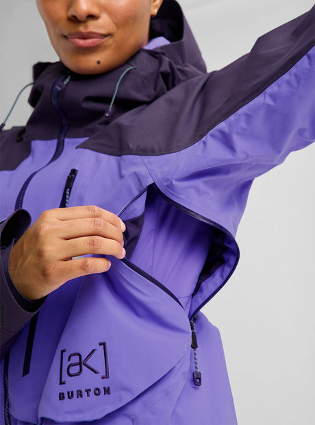 BURTON Women's [ak] Cyclic Gore-Tex 2L Jacket 2027 - Nightshade Purple/Purple Voltage