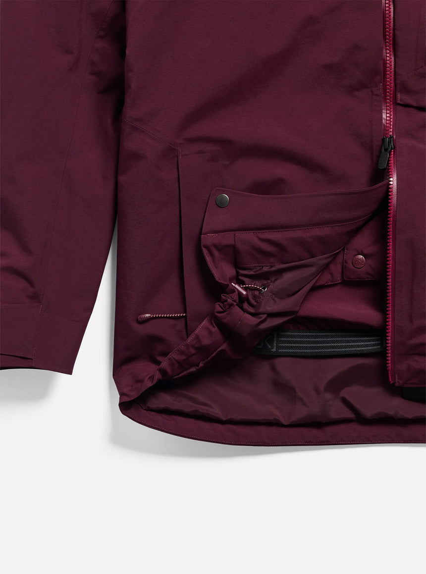 BURTON Women's [ak] Cyclic Gore-Tex 2L Jacket 2027 - Rum Raisin
