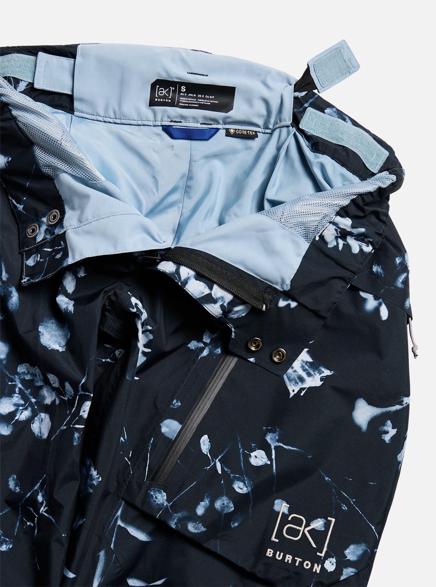 BURTON Women's [ak] Cyclic Gore-Tex 2L Pant 2027 - Cyanotype Floral