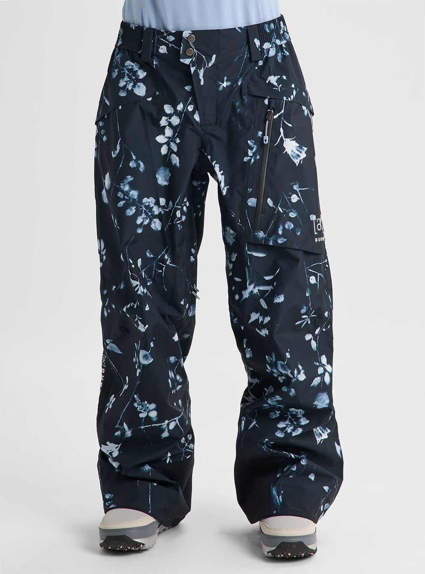 BURTON Women's [ak] Cyclic Gore-Tex 2L Pant 2027 - Cyanotype Floral