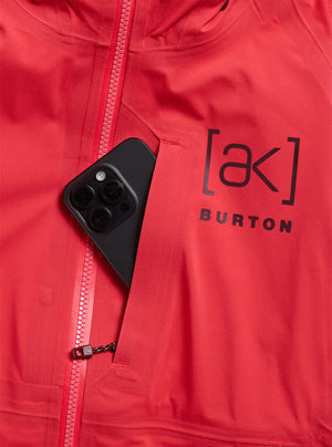 BURTON Women's [ak] Kimmy Gore-Tex 3L Jacket 2027 - Hot Tamale