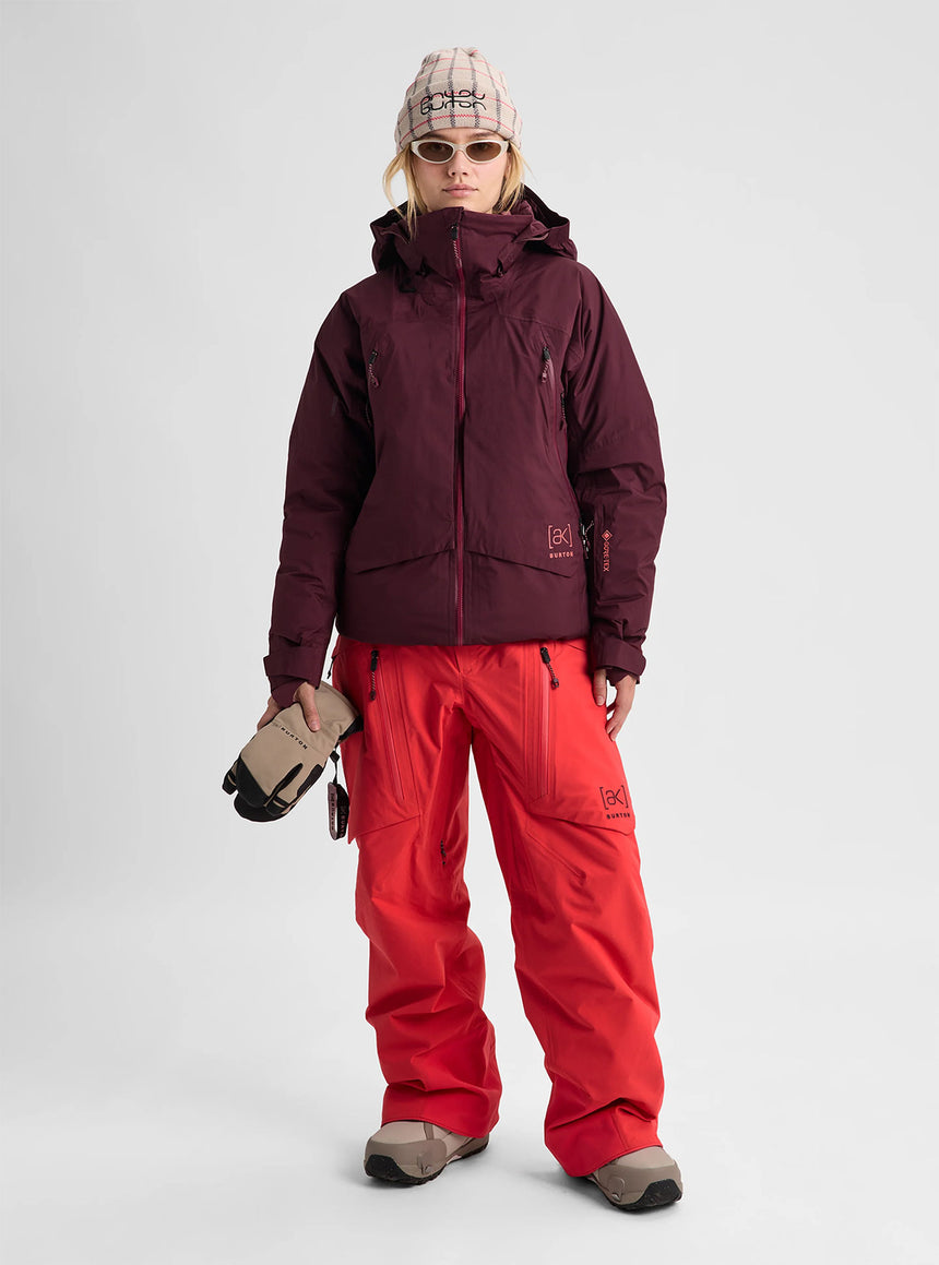 BURTON Women's [ak] Swash Down Insulated Gore-Tex 2L Jacket 2027 - Rum Raisin