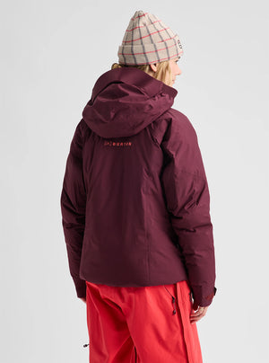 BURTON Women's [ak] Swash Down Insulated Gore-Tex 2L Jacket 2027 - Rum Raisin