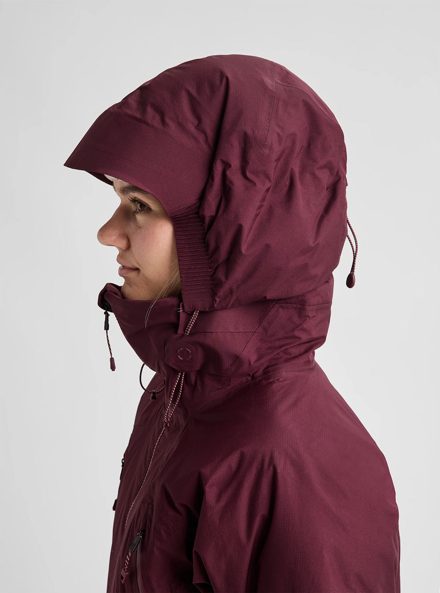 BURTON Women's [ak] Swash Down Insulated Gore-Tex 2L Jacket 2027 - Rum Raisin