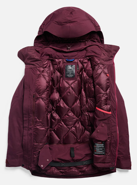 BURTON Women's [ak] Swash Down Insulated Gore-Tex 2L Jacket 2027 - Rum Raisin
