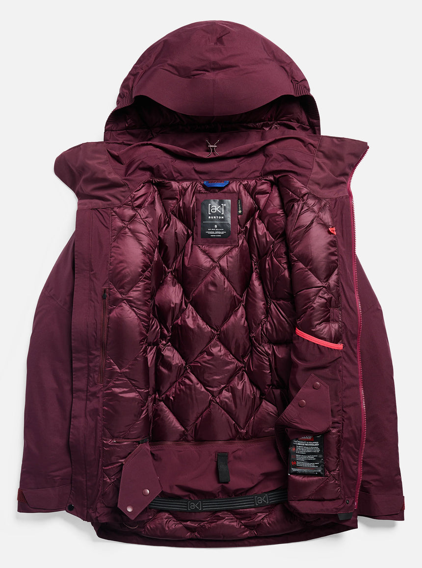 BURTON Women's [ak] Swash Down Insulated Gore-Tex 2L Jacket 2027 - Rum Raisin