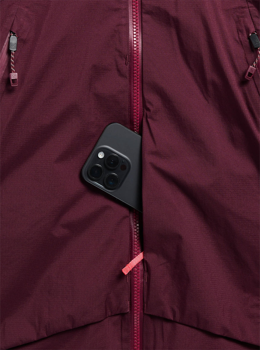 BURTON Women's [ak] Swash Down Insulated Gore-Tex 2L Jacket 2027 - Rum Raisin