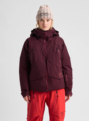 BURTON Women's [ak] Swash Down Insulated Gore-Tex 2L Jacket 2027 - Rum Raisin