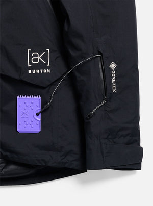 BURTON Women's [ak] Swash Down Insulated Gore-Tex 2L Jacket 2027 - True Black
