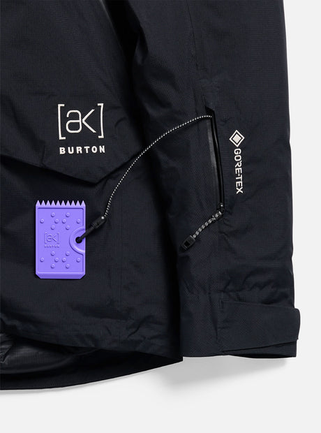 BURTON Women's [ak] Swash Down Insulated Gore-Tex 2L Jacket 2027 - True Black