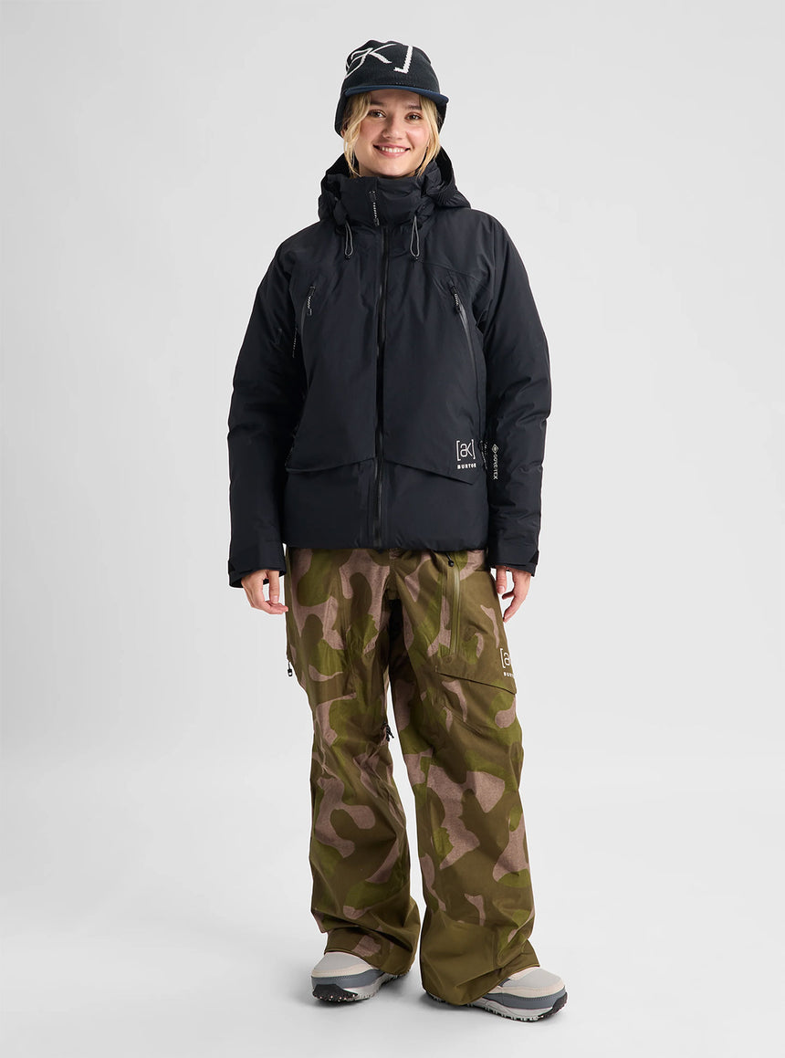 BURTON Women's [ak] Swash Down Insulated Gore-Tex 2L Jacket 2027 - True Black