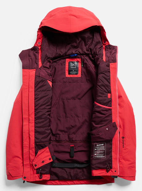 BURTON Women's [ak] Swash Synthetic Insulated Gore-Tex 2L Jacket 2027 - Hot Tamale